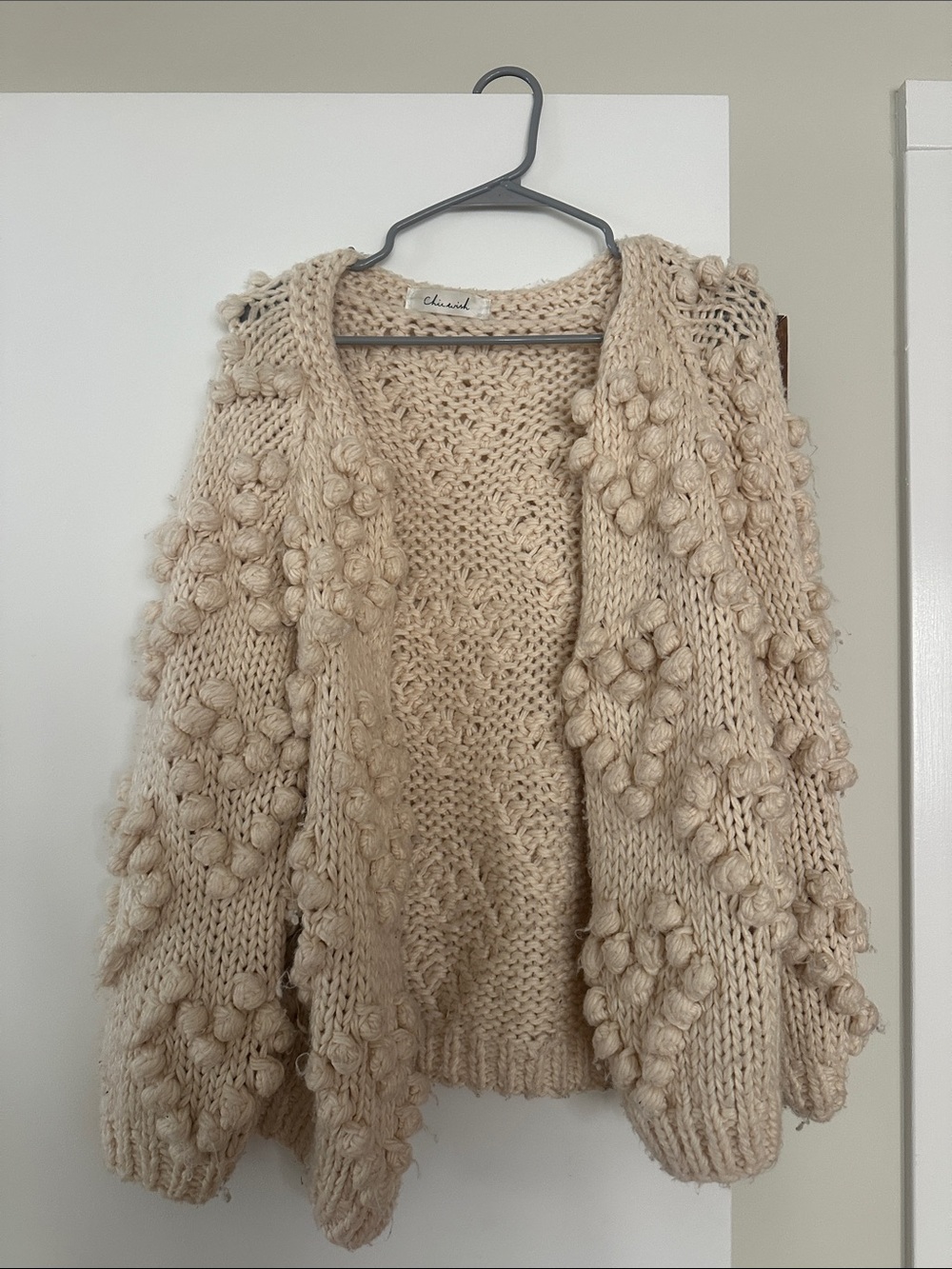 Off white chunky oversized sweater | Chic Wish